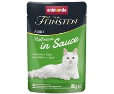Maisto produktai - ANIMONDA Vom Feinsten Raffinesse vištiena with antiena Wet Food 85g
