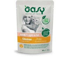 Maisto produktai - Oasy Chunks in Gravy Light in Fat vištiena 85g