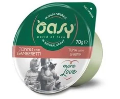 Maisto produktai - Oasy More Love Tuna with Shrimp Wet Food 70g