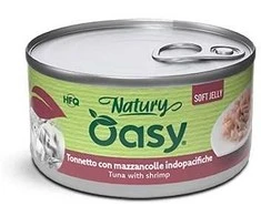 Maisto produktai - Oasy Natury Soft Jelly Tuna with Shrimp 150g