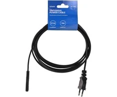 Maitinimo Kabelis - SAVIO CL-105 2-Pin 3m 250V 2.5A Juodas