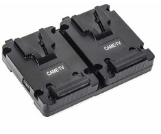Maitinimo Plokštė - CAME-TV DUAL V-MOUNT dviejų baterijų su D-TAP išėjimais
