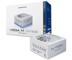 Maitinimo Šaltinis - Chieftec Vega PPG-1000-CW 1000W ATX Visiškai Modulinis Auksinis Baltas