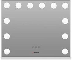 Makiažo veidrodis su LED apšvietimu Humanas HS-HM02 (Baltas)