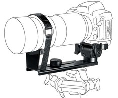 Manfrotto - Sunkus objektyvo laikiklis kameros objektyvui stabilizuoti