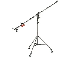 Manfrotto Super Boom + Statyv 008 170 cm Boom Arm 5kg Apkrovos Talpa Juodas