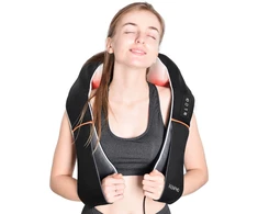 Masažuoklis - RENPHO U-Neck 1 Shiatsu Kaklo Ir Pečių Masažuoklis, 8 Sukamieji Mazgai, Šildymo Funkcija