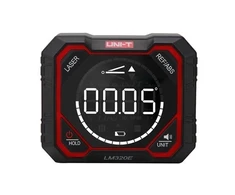 Matuoklis - Uni-T LM320E Skaitmeninis Protractor 0–360° ±0.2° Tikslumas Magnetinė Bazė USB-C Juodas