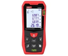 Matuoklis - Uni-T LM50A Lazerinis Atstumo Matuoklis 50m Diapazonas, +/- 2mm Tikslumas, Juodas
