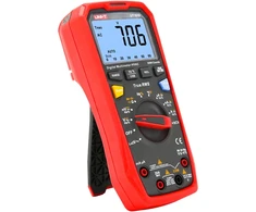 Skaitmenins multimetras, 1000V AC/DC, 20A AC/DC; 60MOm; 60mF; 10MHz; -40°C~1000°C; automatinės ribos, UNI-T