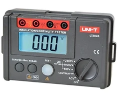 Matuoklis - UNI-T UT502A Skaitmeninis Izoliacijos Atsparumo Testeris 500V-2500V, 20 GΩ