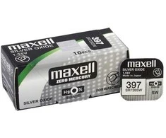 Maxell 397 (SR726SW) baterijos 10 vnt.