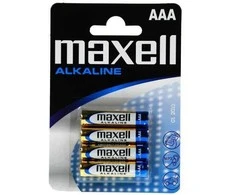 Baterija - Maxell Alkalinė LR-03 AAA 4 vnt. 1.5V Vienkartinė