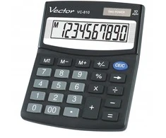 Men's Vector Vector VC-810 Office Calculator, juodas