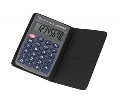 Men's Vector Vector KAV VC-110III pocket skaičiuotuvas, 8 digits, 58 x 88 mm, pilkas