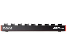 MIDI Valdiklis - AKAI APC Mini MK2, 64 RGB Mygtukai, 9 Faderiai, USB, Juoda