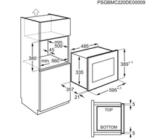 Mikrobangų Krosnelė - Electrolux LMS4253TMK 25L 900W Integruota Grilis Juoda