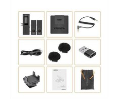 Mikrofonas - Comica VDLive 10 USB Plug-and-Play Streaming Juodas