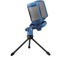 Mikrofonas - Fifine A6V USB Kondensatorinis Kardioidinis 16 bitų/44,1 kHz 60 Hz–18 kHz Mėlynas