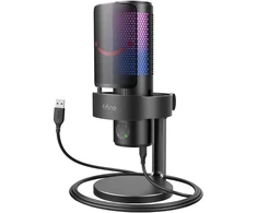 Mikrofonas - Fifine A9 kondensatorius 50-20 kHz, -45 dB, juodas
