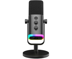 Mikrofonas - Fifine AM8 Dinaminis USB/XLR Stalo Mikrofonas, 80 dB SNR, Juodas