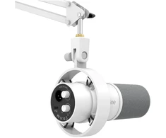 Mikrofonas - Fifine K688CT Dinaminis Mikrofonas, Baltas