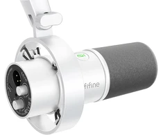 Mikrofonas - Fifine K688W Dynamic USB-C/XLR, Cardioid, Balta