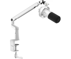 Mikrofonas - Fifine T688W Dinaminis Kardioidinis USB-C/XLR, Garso Kontrolė, Balta