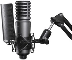 Mikrofonas - Godox XMic100GL Large Diaphragm Cardioid Condenser 24K Gold