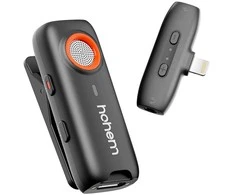 Mikrofonas - Hohem MIC 01 Wireless Lavalier (2TX + 1RX, Charging Case)