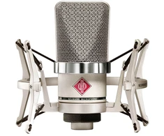 Neumann TLM 102 NI Studio Set - Mikrofonas pojemnościowy, wielkomembranowy su laikikliu przeciwwstrząsowym, nikiel