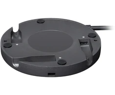 Mikrofono Centras - Logitech Rally Mic Pod Hub, 3 Jungtys, Lankstus Išdėstymas, Juoda