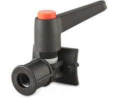 Mikrofono laikiklis - Rycote 3/8" Boom Swivel su svirtimi (3/8" srieginiu laikikliu)