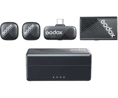 Mikrofono sistema - Godox Cube C Combo Kit1 2.4GHz belaidis, 40 valandų baterija