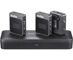 Mikrofono sistema - Godox MoveLink II M2 belaidis, 2 siųstuvai, 100m nuotolis