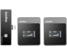 Mikrofono sistema - Godox MoveLink LT2 Lightning belaidis siųstuvas ir imtuvas