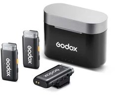 Mikrofono sistema - Godox WEC S Kit2 2.4 GHz belaidė mikrofono sistema Sony kameroms