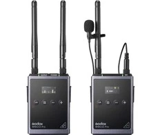 Mikrofonų sistema - Godox WMicS1 Pro Kit 1 Dual Channel Wireless Lavalier Juodas
