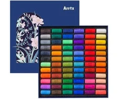 Minkštų pastelių rinkinys ARRTX, 72 spalvų