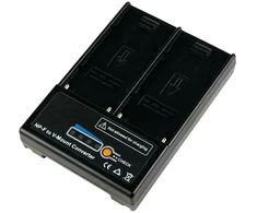 Mitoya Adapteris - 2x NPF į V-Lock Maitinimo Jungtį su LED Indikatoriais 126g