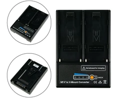 Mitoya Adapteris - 2x NPF į V-Lock Maitinimo Jungtį su LED Indikatoriais 126g