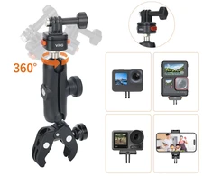 Mitoya Kameros Laikiklis - VRIG AC16 Universal Clamp for Action Cameras 12-50mm