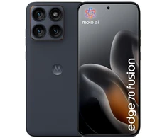 „Motorola edge 70 fusion“ 17,2 cm (6,78 colio) dviejų SIM kortelių „Android 16.0“ 5G USB C tipo 12 GB 256 GB 7000 mAh Juodas
