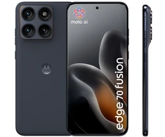 „Motorola edge 70 fusion“ 17,2 cm (6,78 colio) dviejų SIM kortelių „Android 16.0“ 5G USB C tipo 12 GB 256 GB 7000 mAh Juodas