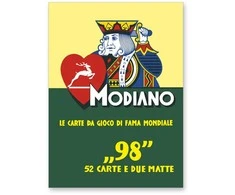 Modiano ''98'' Pokerio Kortos (Mėlynos)