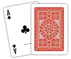 Modiano ''98'' Pokerio Kortos (raudonos)