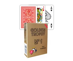 Modiano Golden Trophy Žaidimų Kortos (raudonos)