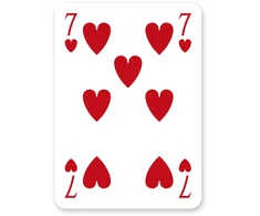 Modiano Poker Club F/N Žaidimų Kortos (Raudonos)