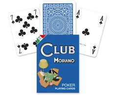 Modiano Poker Club Žaidimų Kortos (Mėlynos)
