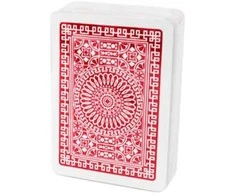 Modiano Poker Club Žaidimų Kortos (Raudonos)